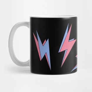 Lightning Bolts (Blue & Red) Mug
